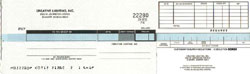 EL688 COMB DISB-PAYROLL ONE-WRITE CHECK - CARBON STRIPE